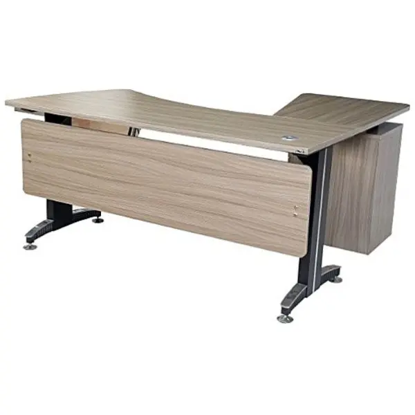 Wood Executive Table With Iron Leg (BG248)