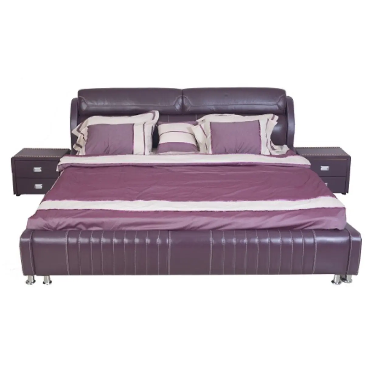 Modern Leather Bed (BH213)