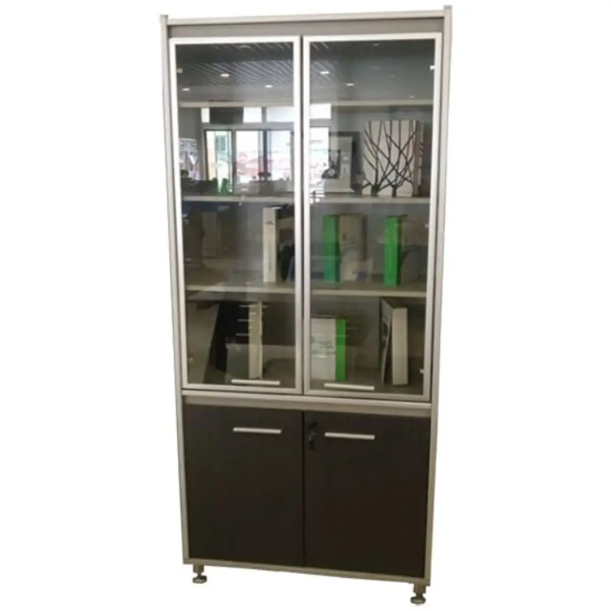 4 Enclosed Door Grey And Ash Colour File Cabinet (BL324)