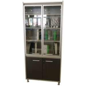 4 Enclosed Door Grey And Ash Colour File Cabinet (BL324)