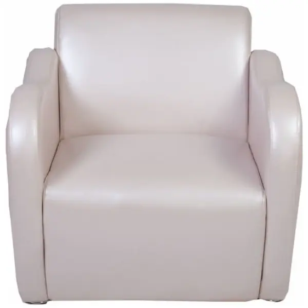 Cream Color Leather Sofa(SA407)
