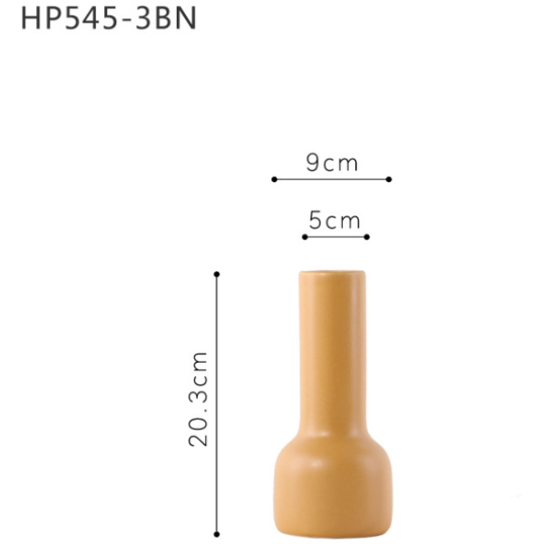 Morandi vase H orange(SPD102)