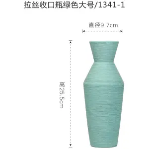 Brushed Green Large Vase(SPD109)