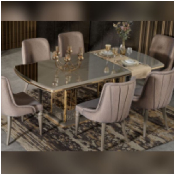 Delong Six Seaters Dining Table (BF539)