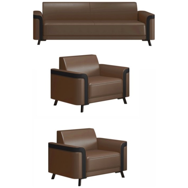 Leather Office Sofa (SA550A)